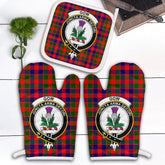 Clan Gow Of Skeoch Tartan Crest Oven Mitt And Pot Holder (2 Oven Mitts + 1 Pot Holder) AY38 Clan Gow Tartan Today